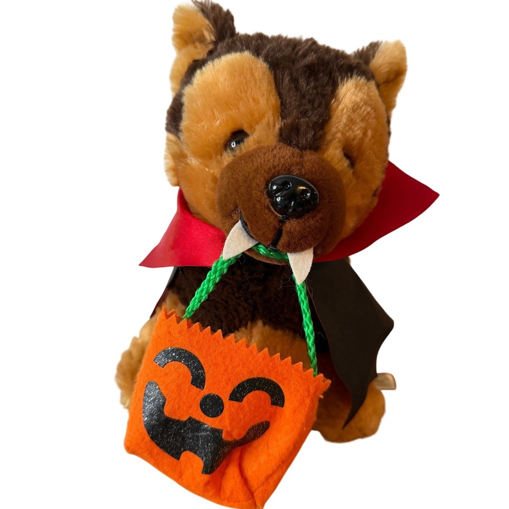 VRare Vintage Dan Dee Vampire Dog What I Like About Boo Animated Singing Plush